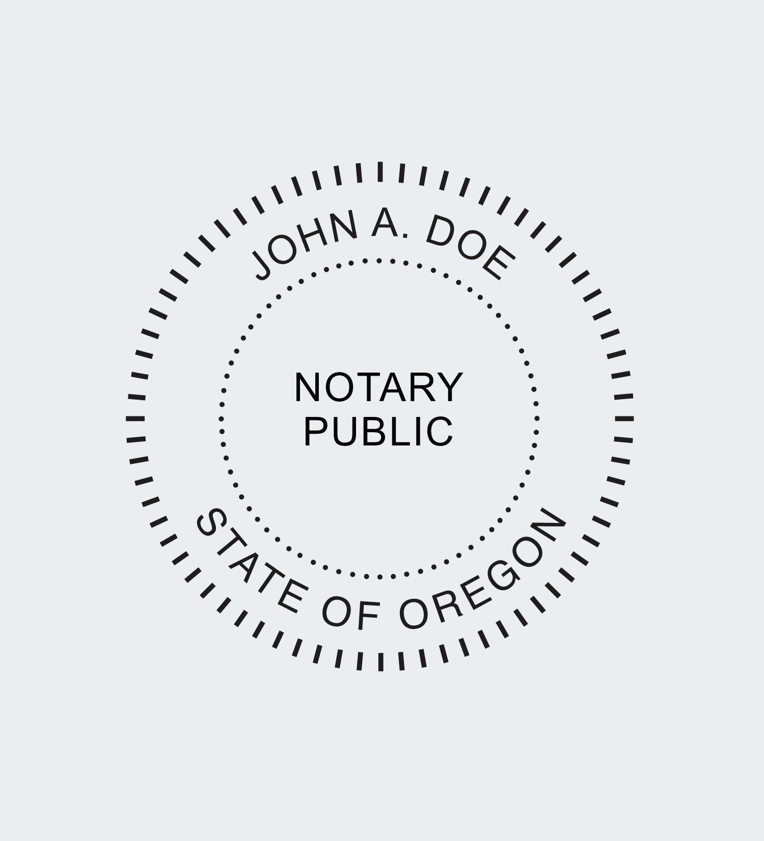 Oregon Notary Seals NNA